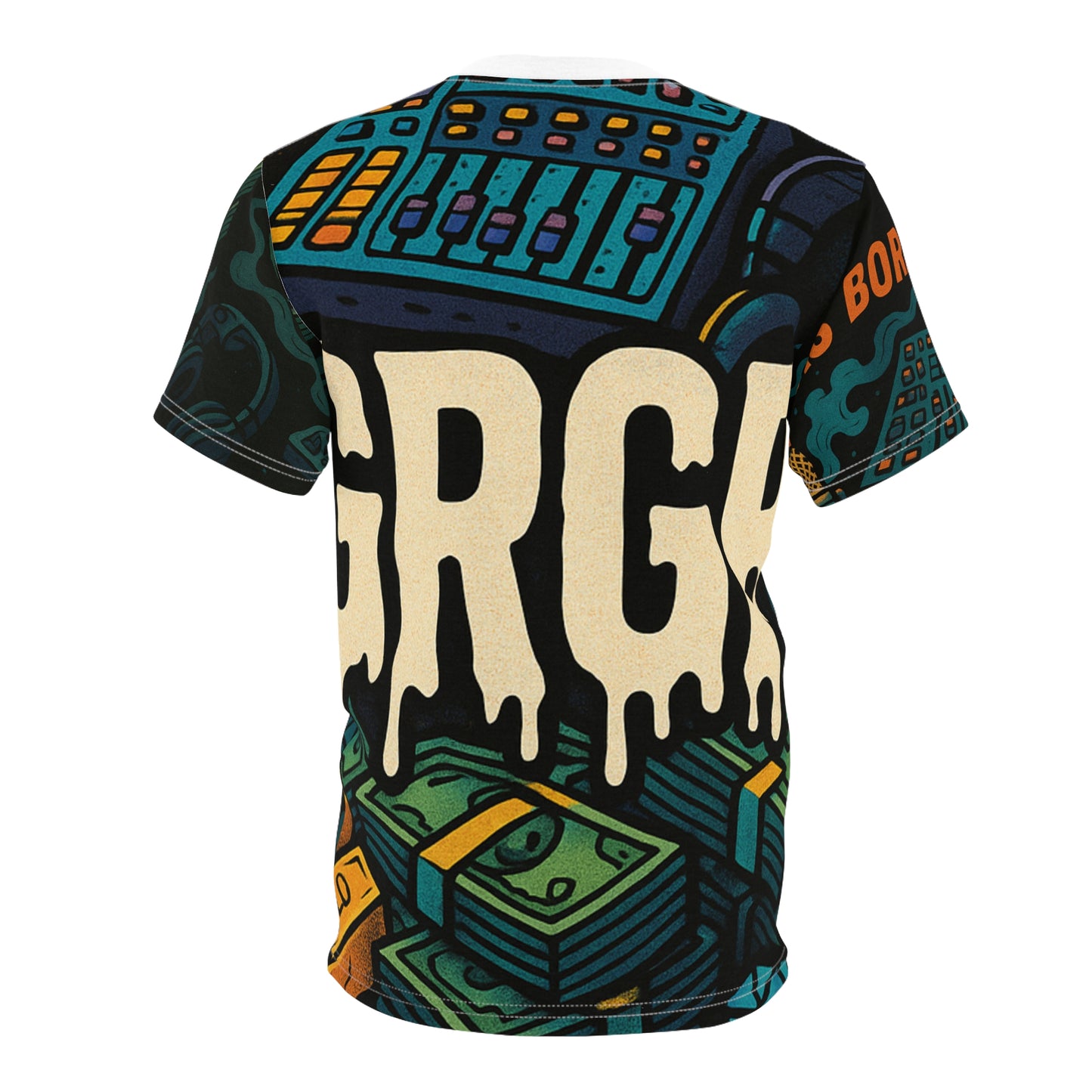 GRGP "GET MONEY "Unisex Cut & Sew Tee (AOP)