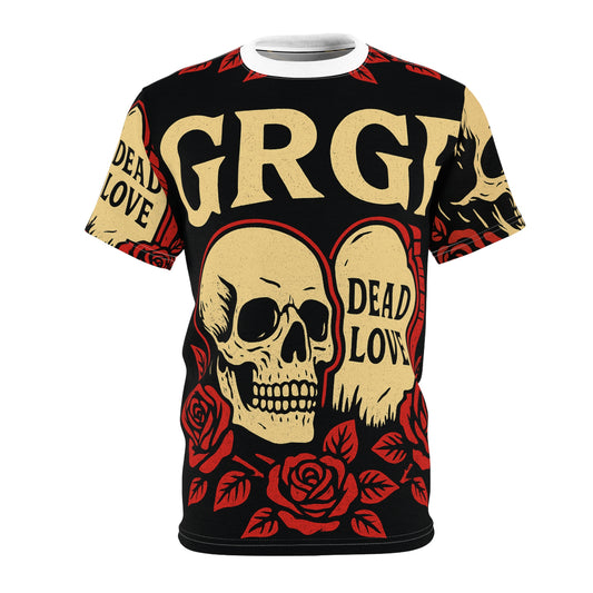 GRGP "DEAD LOVE" Skull & Roses Graphic Tee