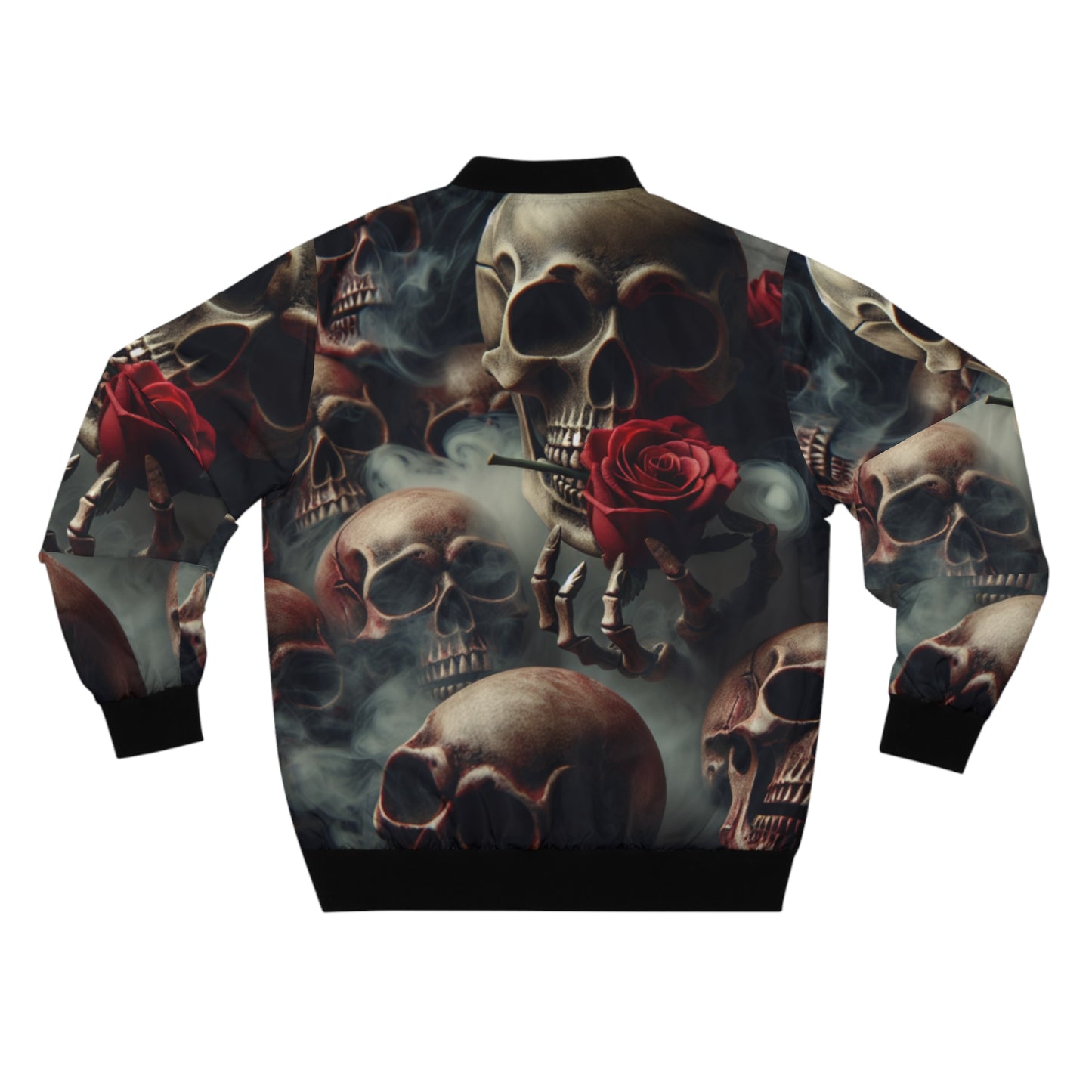 GRGP AOP Skull & Rose Bomber Jacket